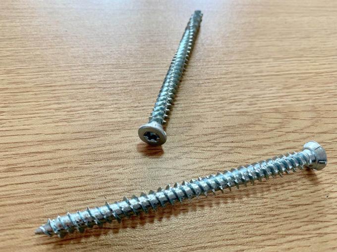 Frame Torx Concrete Fixing Screws , T30 Concrete Countersunk Concrete