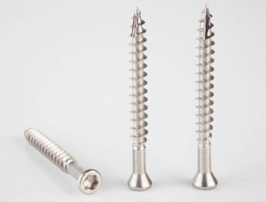 Stainless Steel A2 A4 Star Drive Chipboard Screws With 6 Nibs Decking