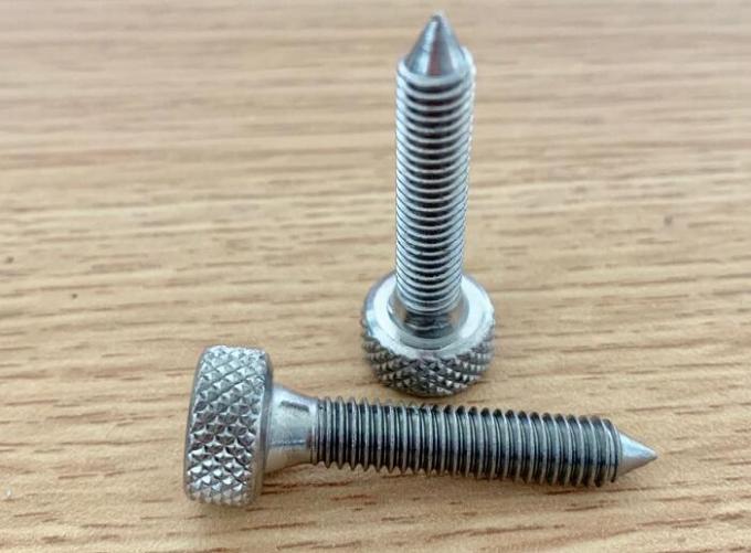 Stainless Steel Non Standard Screws , A2 70 Knurled Head Thumb Screws