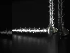 Pvc Window Self Tapping Screws Coarse Thread Flat Over Csk Head With 4 Tiny Ribs