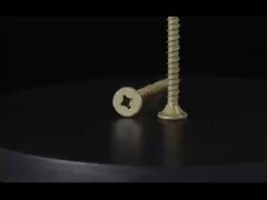 PVC Window Screw yellow zinc